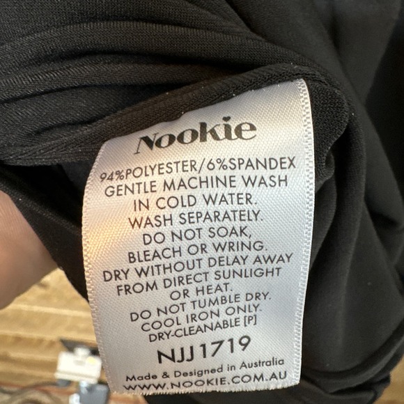 Nookie Mendez Midi Dress in Black Size XS NWT Revolve Dress - Picture 8 of 11